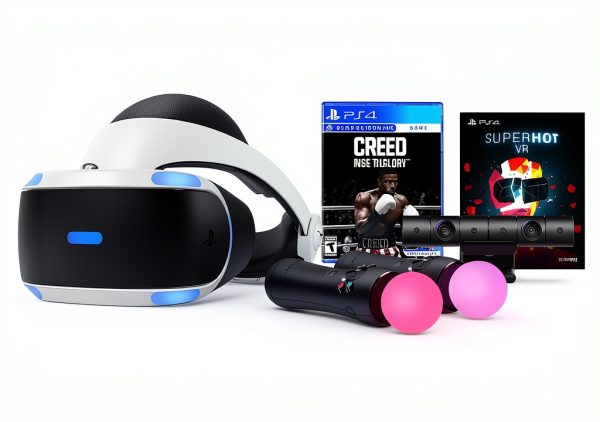 Sony PlayStation VR Headset for PS4 Immersive Gaming with Batteries-0