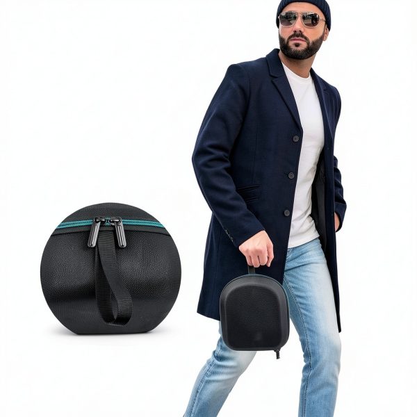 XINGFUDAO Meta Quest 3 VR Carrying Case Black Hard Protective Sleeve-4