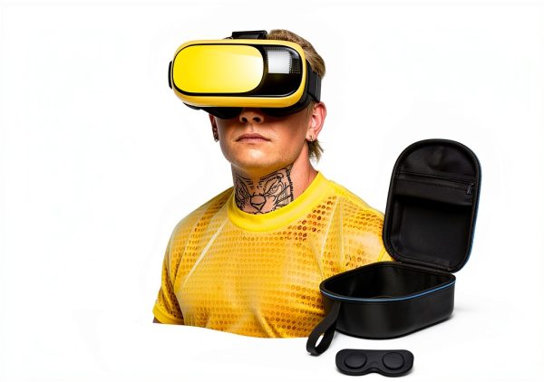XINGFUDAO Meta Quest 3 VR Carrying Case Black Hard Protective Sleeve-5