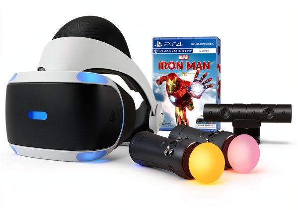 PlayStation VR Iron Man Bundle by PlayerO White VR Headset Kit-0