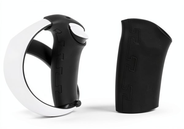 VR Controller Grip Cover ASHATA Silicone Anti Slip Black PS VR2-1