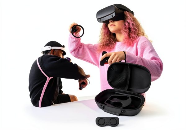 Meta Quest 3 VR Carrying Case XINGFUDAO Waterproof Shock Absorb-6