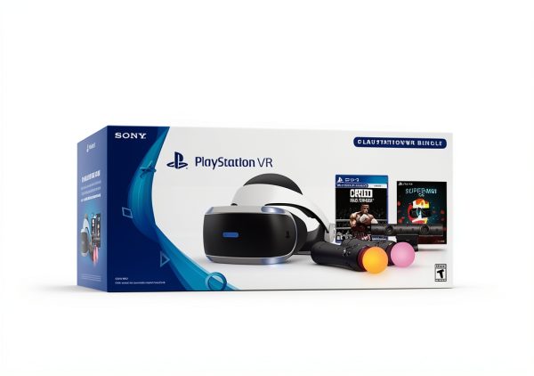 Sony PlayStation VR Headset for PS4 Immersive Gaming with Batteries-2