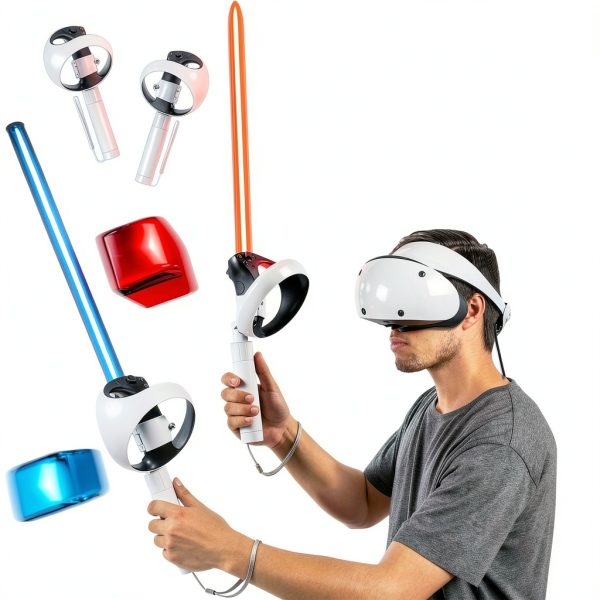 DEVASO PSVR2 Controller Arm Extension – Adjustable Grip Handles for-1