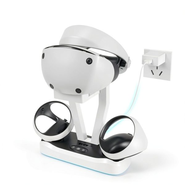 Hosioe PS VR2 Controller Charger Dock Station Dual Magnetic Charging-2