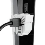 Geekria Cable Plug Protector Compatible with PlayStation 5, PSVR 2 Durable Replacement Line Cover, Anti-Drop Charger Cord Sleeve Management (White)-0