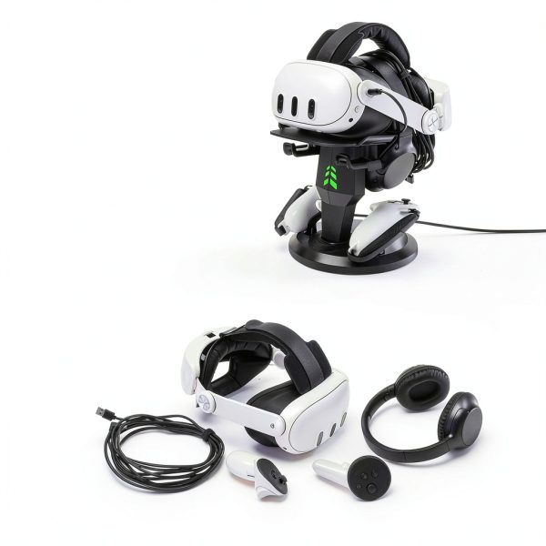VR Headset Charging Dock alcopanda VR Stand for Quest 3 and 2-3