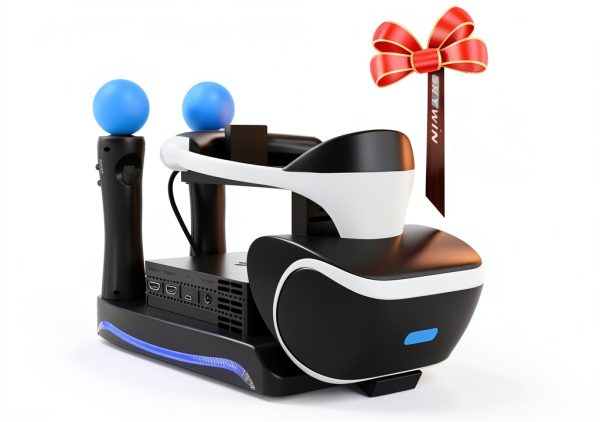 Skywin PSVR Stand for PlayStation VR Headset and Move Controllers – Charging and Display Station, Gift for Christmas, Birthday Gift, Easter Surprise, and Holiday Present Idea for Gamers, Teens & Men-0