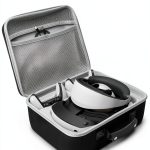 VORI Carrying Case for PSVR2 Gaming Headset and Touch Controllers Accessories, Portable Protection Hard Case for PS VR2 Controller, Suitable for Travel and Home Storage, Black-0