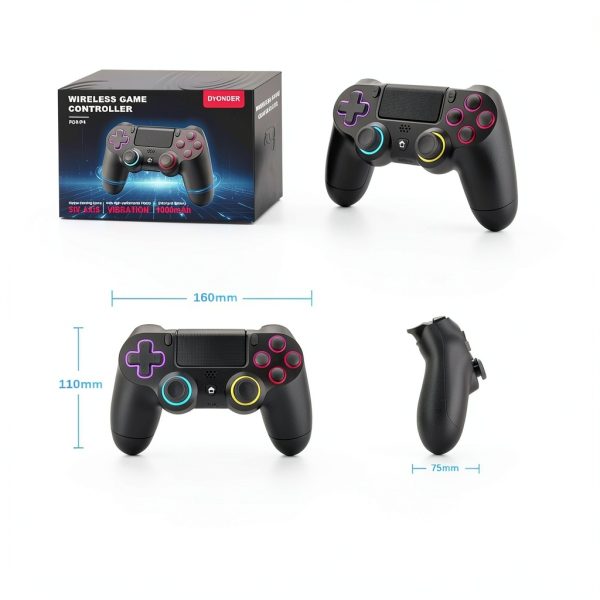 ZFY Controllers PS4 Controller – Hall Effect Joystick, Black-7
