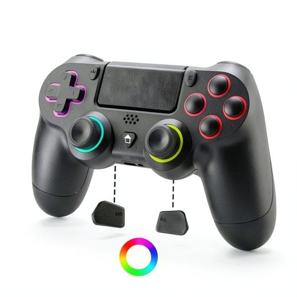 ZFY Controllers PS4 Controller – Hall Effect Joystick, Black-0