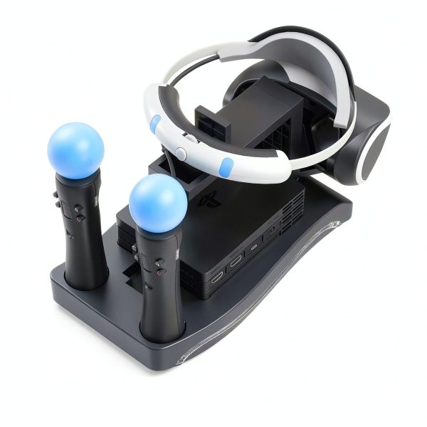 Skywin PSVR Stand for PlayStation VR Headset and Move Controllers – Charging and Display Station, Gift for Christmas, Birthday Gift, Easter Surprise, and Holiday Present Idea for Gamers, Teens & Men-7